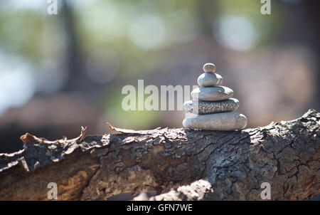 Kiesel-Turm mit weichen bokeh Stockfoto