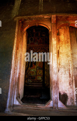 Das 16. Jahrhundert Kloster Kebran Gabriel auf einer Insel im Lake Tana. Bahar Dar, Äthiopien. Stockfoto