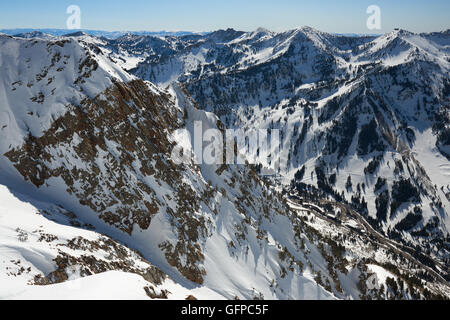 Bergwelt in Salt Lake City, USA Stockfoto