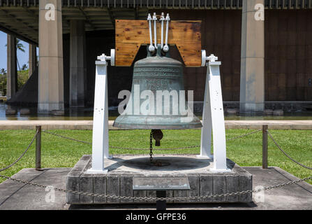 Liberty Bell, State Capitol Building, Hawaii, USA, Samstag, 7. Mai 2016. Stockfoto