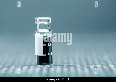 Glasflasche Gift Stockfoto