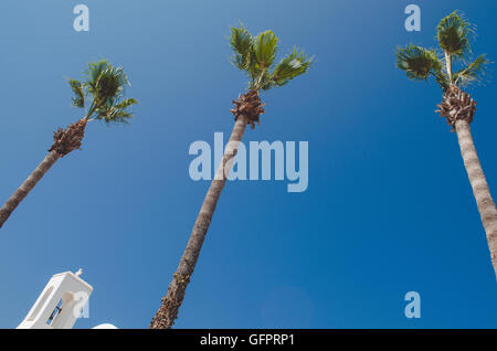 Griechische Kirche in Hafen von Ayia Napa Stockfoto
