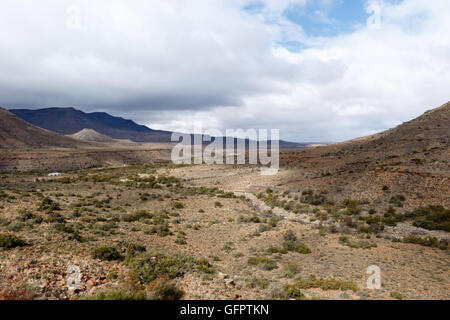 Mountain View - Fraserburg ist eine Stadt in der Karoo-Region der nördlichen Kapprovinz Südafrikas. Stockfoto