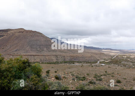 Die vollständige Mountain View - Fraserburg ist eine Stadt in der Karoo-Region der nördlichen Kapprovinz Südafrikas. Es befindet sich in der Stockfoto