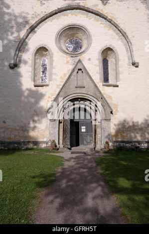 St. Martins Kirche von Valjala ist eine lutherische Kirche in Valjala, auf der Insel Saaremaa, Estland. Stockfoto