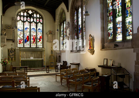 Großbritannien, England, Bedfordshire, Bedford, Str. Pauls Kirche, Trinitatiskapelle, verwendet für BBC während des Krieges Sendungen Stockfoto