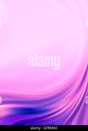 Rosa lila Hintergrund mit fallendem "Wellenlinien" Rosa und lila Farbtönen Stockfoto