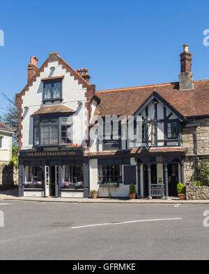 Das Signalhorn Poststation, Yarmouth High Street, Isle Of Wight, England, Vereinigtes Königreich. Stockfoto