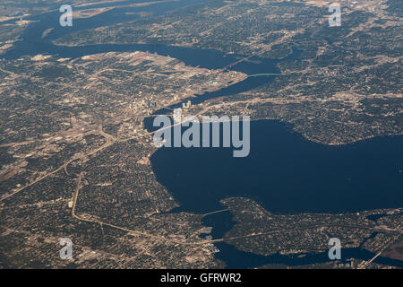 Luftaufnahme von Jacksonville, Florida Stockfoto