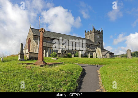 St. Michael und alle Engel Pfarrkirche, Hawkshead Stockfoto