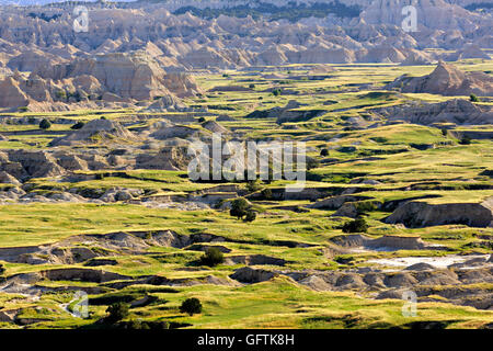 Badlands Nationalpark, South Dakota Stockfoto