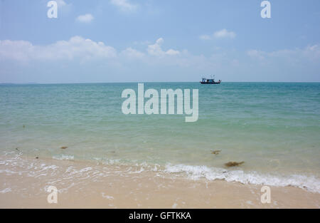 Blick auf das Südchinesische Meer von Johor in Malaysia Stockfoto