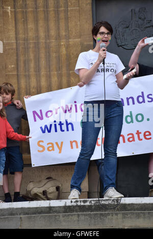 Chloe Smith MP, konservative NorwichNorth Norwich stolz 30. Juli 2016 UK Stockfoto