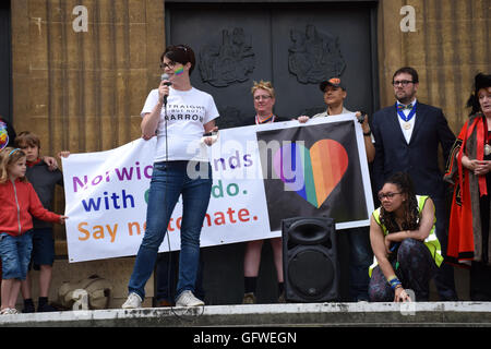 Chloe Smith MP, konservative NorwichNorth Norwich stolz 30. Juli 2016 UK Stockfoto