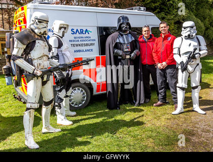 Star Wars Sturmtruppen Forest of Dean Aktivitäten Festival 2016 Stockfoto