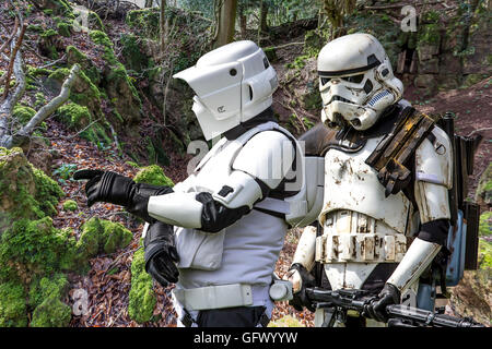 Star Wars Sturmtruppen Forest of Dean Stockfoto