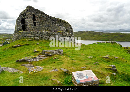 Dun Carloway Broch Stockfoto