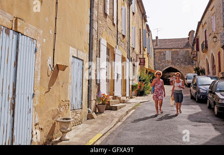 Monpazier in Dordogne Region Süd-West Frankreich Europa Stockfoto