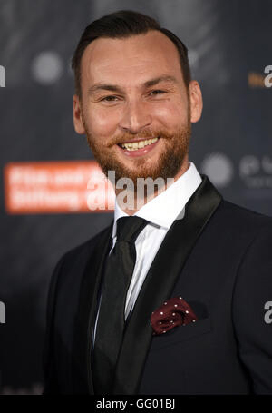 Köln, Deutschland. 1. August 2016. Schauspieler Johnny Palmiero abgebildet bei der Premiere des Films Collide in Köln, Deutschland, 1. August 2016. Der Film beginnt am 04.08.2016. Foto: Henning Kaiser/Dpa/Alamy Live News Stockfoto