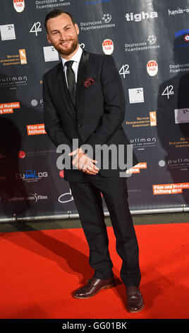 Köln, Deutschland. 1. August 2016. Schauspieler Johnny Palmiero abgebildet bei der Premiere des Films Collide in Köln, Deutschland, 1. August 2016. Der Film beginnt am 04.08.2016. Foto: Henning Kaiser/Dpa/Alamy Live News Stockfoto