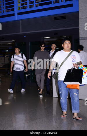 Seoul, Korea. 2. August 2016. Lee MinHo, kommen zweimal und BTS zurück nach Korea nach KCON 2016 LA in Seoul, Korea am 2. August 2016 durchgeführt. (China und Korea Rechte heraus) © TopPhoto/Alamy Live-Nachrichten Stockfoto