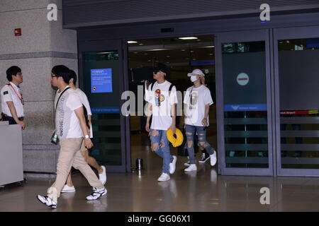 Seoul, Korea. 2. August 2016. Lee MinHo, kommen zweimal und BTS zurück nach Korea nach KCON 2016 LA in Seoul, Korea am 2. August 2016 durchgeführt. (China und Korea Rechte heraus) © TopPhoto/Alamy Live-Nachrichten Stockfoto