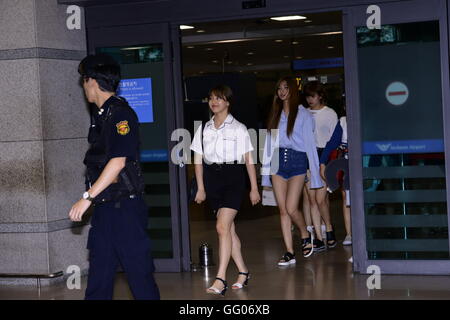 Seoul, Korea. 2. August 2016. Lee MinHo, kommen zweimal und BTS zurück nach Korea nach KCON 2016 LA in Seoul, Korea am 2. August 2016 durchgeführt. (China und Korea Rechte heraus) © TopPhoto/Alamy Live-Nachrichten Stockfoto