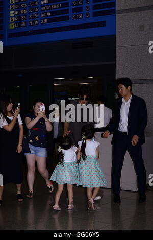 Seoul, Korea. 2. August 2016. Lee MinHo, kommen zweimal und BTS zurück nach Korea nach KCON 2016 LA in Seoul, Korea am 2. August 2016 durchgeführt. (China und Korea Rechte heraus) © TopPhoto/Alamy Live-Nachrichten Stockfoto