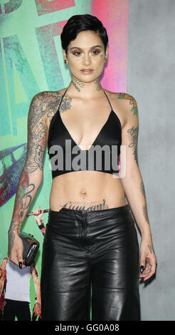 NEW YORK, NY-01. August: Kehlani bei Warner Bros. Bilder & DC, Atlas Entertainment präsentiert die Welt Premiere der Suicide Squad im Beacon Theatre in New York. NY 1. August 2016. Kredit: RW / MediaPunch Stockfoto