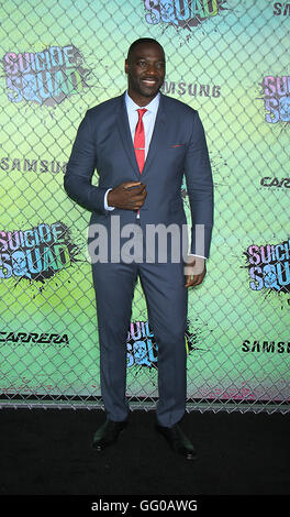 NEW YORK, NY-01. August: Adewale Akinnuoye-Agbaje bei Warner Bros. Bilder & DC, Atlas Entertainment präsentiert die Welt Premiere der Suicide Squad im Beacon Theatre in New York. NY 1. August 2016. Kredit: RW / MediaPunch Stockfoto