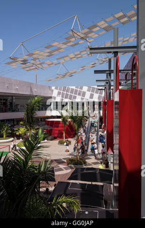 Das El Galeon Outlet-Center, Einkaufszentrum in Adeje, Teneriffa, Kanarische Inseln, Spanien Stockfoto