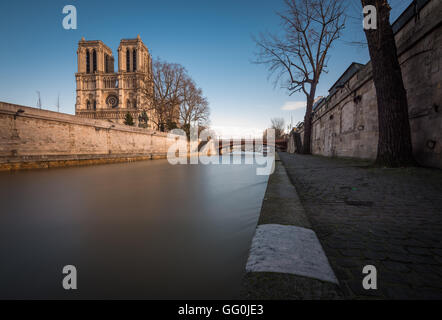 Cathédrale Notre-Dame de Paris, Notre Dame de Paris, Paris, Frankreich Stockfoto