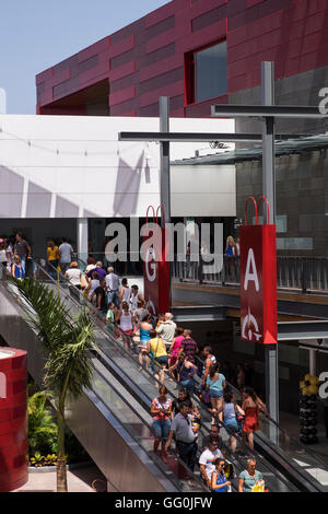 Das El Galeon Outlet-Center, Einkaufszentrum in Adeje, Teneriffa, Kanarische Inseln, Spanien Stockfoto