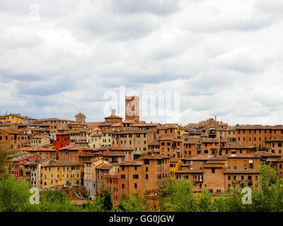 Stadt Siena - Toskana, Italien Stockfoto