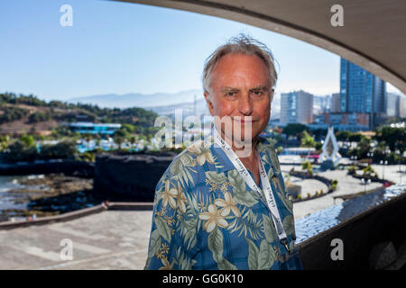 Clinton Richard Dawkins FRS FRSL Starmus-Festival, Teneriffa. Er ist ein englischer Verhaltensforscher, Biologe und Autor. Stockfoto