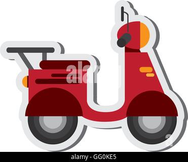 einzelnen Roller-Symbol Stock Vektor