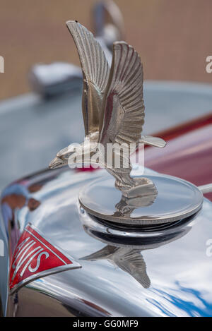 Alvis Car Maskottchen Stockfoto