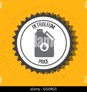 Erdöl-Öl-Fass-Symbol Stock Vektor