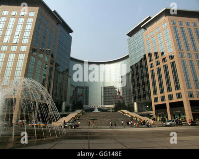 Das 5-Sterne Grand Hyatt Peking Hotel am East Chang An Avenue in Peking-China. Stockfoto