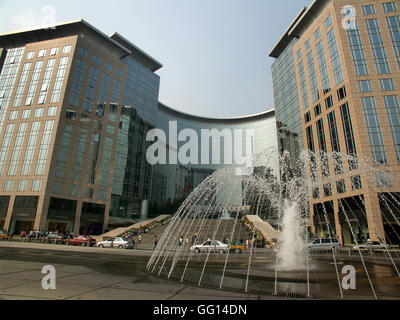 Das 5-Sterne Grand Hyatt Peking Hotel am East Chang An Avenue in Peking-China. Stockfoto