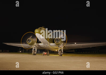 Douglas Dakota IV, KN353 im Elvington Air Museum Yorkshire, Stockfoto