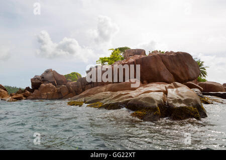 St. Pierre Tropeninsel in Seychellen Stockfoto