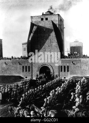 Mashal Hindenburg Beerdigung bei Tannenberg August 1934 Deutschland Paris. Bibliothèque nationale Stockfoto
