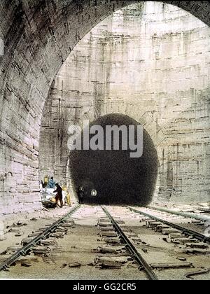 J. Bourne Kilsby Tunnel für die große Nordbahn 1837 England Private Sammlung Stockfoto