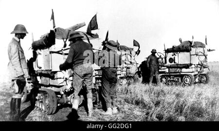 Der schwarze Kreuzfahrt. Colomb Bechar (28. Oktober 1924), Le Cap (1. August 1925). Überquerung der Afrika organisiert von Andre Citroen (8 Halbkettenfahrzeuge) 1924-1925 Afrika Stockfoto