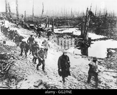 Ersten Weltkrieg 1916. Englische Soldaten an der Somme. Stockfoto