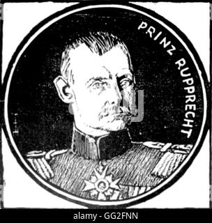 Rupprecht, Kronprinz von Bayern (1869-1955), der letzte Kronprinz von Bayern und deutscher militärischer Befehlshaber im ersten Weltkrieg. Stockfoto