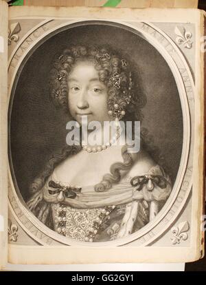 Marie Anne Victoire de Bavière, (1660-1690), Ehefrau von Louis de France, Le Grand Dauphin. Stockfoto