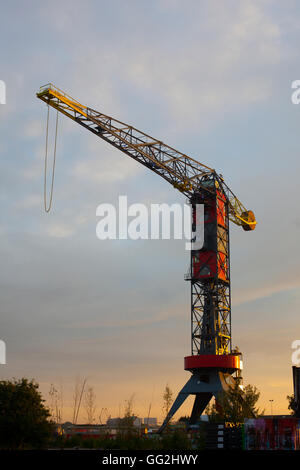 Faralda Crane Hotel, NDSM, Amsterdam Stockfoto