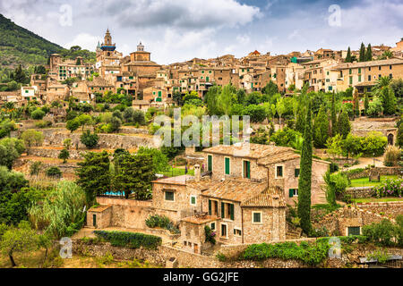Valldemossa, Mallorca, Spanien-Dorf. Stockfoto
